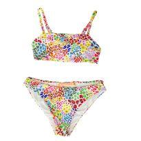 Biquini Branco Colorido Estampado Fábula - 6 anos - Fábula