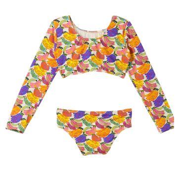 Biquini Amarelo Estampado Fábula - 6 anos - Fábula