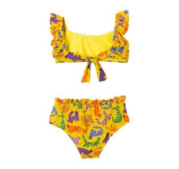 Biquini Amarelo Estampado Fábula - 6 anos - Fábula