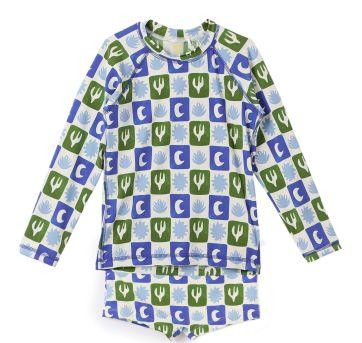 Camiseta UV e Sunga Estampado Fábula - 6 anos - Fábula