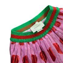 Saia Estampada Gucci - 10 anos - Gucci