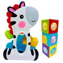 Zebra com Blocos Fisher-Price - Sem faixa etaria - Fisher-Price