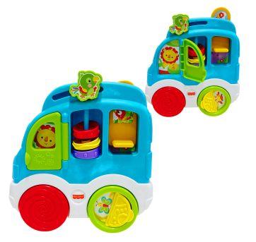 Carro dos Animais Com Sons Divertidos - Sem faixa etaria - Fisher-Price