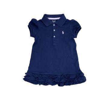 Roupa Vestido Azul Ralph Lauren - 18 meses - Ralph Lauren