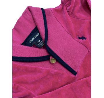 Roupa Vestido Rosa Ralph Lauren - 9 meses - Ralph Lauren
