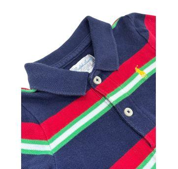 Macacão Azul e Vermelho Ralph Lauren - 9 meses - Ralph Lauren
