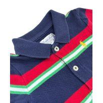 Macacão Azul e Vermelho Ralph Lauren - 9 meses - Ralph Lauren
