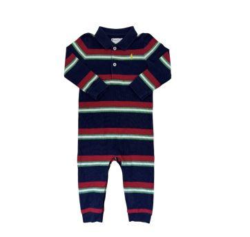 Macacão Azul e Vermelho Ralph Lauren - 9 meses - Ralph Lauren
