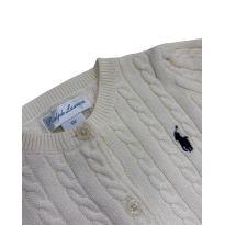 Roupa Blusa Tricô Of White Ralph Lauren - 18 meses - Ralph Lauren