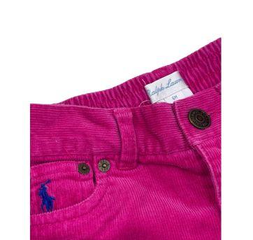 Roupa Calça Sarja Rosa Ralph Lauren - 6 meses - Ralph Lauren