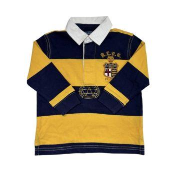 Roupa Camiseta Manga Longa Listrada Ralph Lauren - 18 meses - Ralph Lauren