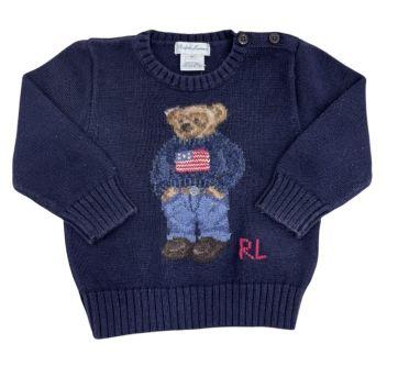 Casaco Cardigan Polo Ralph Lauren Azul - 9 a 12 meses - Ralph Lauren