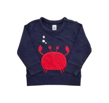 Camisa Manga Longa Azul GAP - 18 a 24 meses - Gap Kids