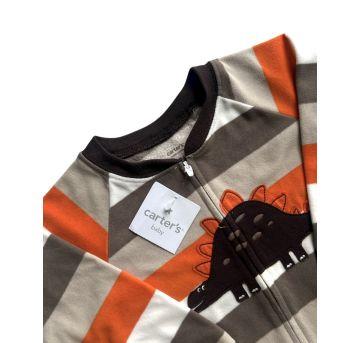 Macacão Manga Longa Listrado Carter`s - 2 anos - Carter`s