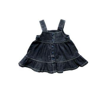 Jardineira Saia Jeans Armani Baby - 6 meses - Armani