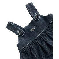 Jardineira Saia Jeans Armani Baby - 6 meses - Armani