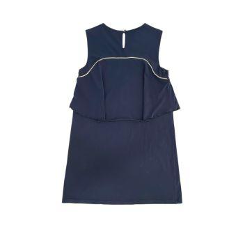 Vestido Azul Manga Curta Armani Junior - 12 anos - Armani