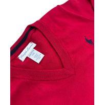 Casaco Cardigan Vermelho Polo Ralph Lauren - 24 a 36 meses - Polo Ralph Lauren