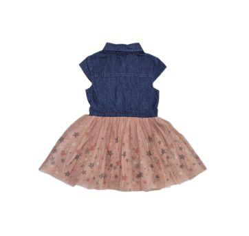 Vestido Jeans Manga Curta Guess - 4 anos - Guess