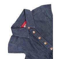 Vestido Jeans Manga Curta Guess - 4 anos - Guess