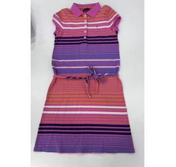 Vestido Listrado Tommy Hilfiger - 8 anos - Tommy Hilfiger