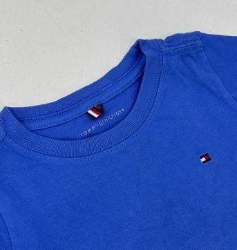 Camiseta Manga Curta Azul Tommy Hilfiger - 12 a 18 meses - Tommy Hilfiger