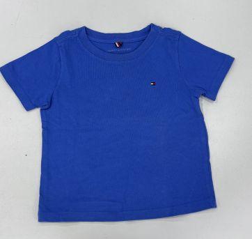 Camiseta Manga Curta Azul Tommy Hilfiger - 12 a 18 meses - Tommy Hilfiger