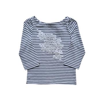 Camiseta Manga Longa Listrada Janie And Jack - 6 anos - Janie and Jack