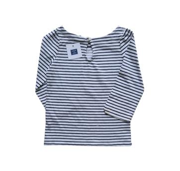 Camiseta Manga Longa Listrada Janie And Jack - 6 anos - Janie and Jack