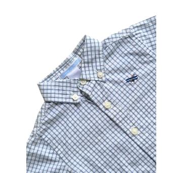Camisa Quadriculada Janie And Jack - 3 a 6 meses - Janie and Jack
