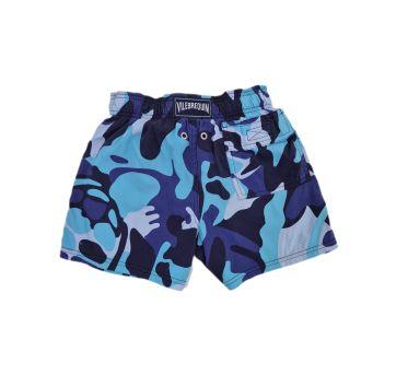 Bermuda Tactel Azul Vilebrequin - 4 anos - Vilebrequin