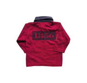 Camisa Manga Longa Vermelha Burberry - 6 meses - Burberry