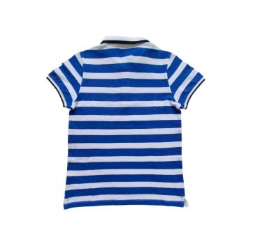 Camiseta Polo Listrada Burberry - 10 anos - Burberry