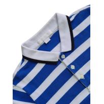 Camiseta Polo Listrada Burberry - 10 anos - Burberry