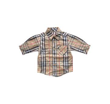 Camisa Xadrez Burberry - 3 meses - Burberry
