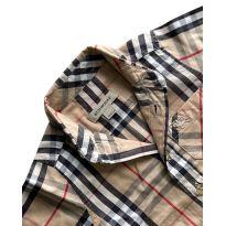 Camisa Xadrez Burberry - 3 meses - Burberry
