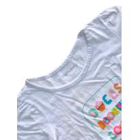 Camiseta Branca Alphabeto - 10 anos - Alphabeto