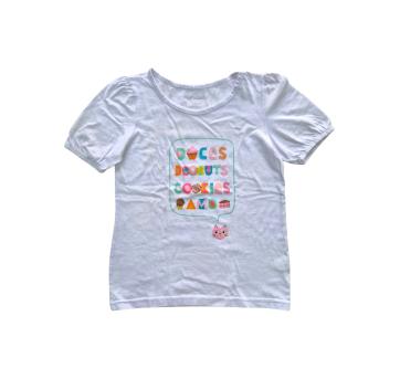 Camiseta Branca Alphabeto - 10 anos - Alphabeto