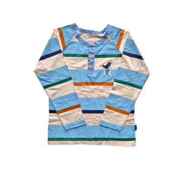 Camiseta Manga Longa Listrada Alphabeto - 6 anos - Alphabeto