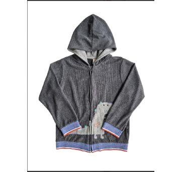 Blusa Moletom Cinza Alphabeto - 6 anos - Alphabeto