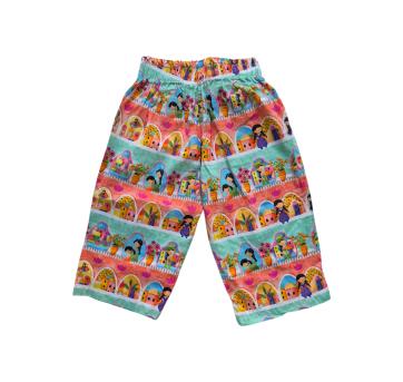 Calça Colorida Rosa Alphabeto - 5 anos - Alphabeto