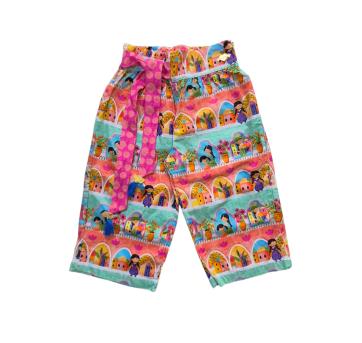 Calça Colorida Rosa Alphabeto - 5 anos - Alphabeto