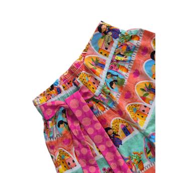 Calça Colorida Rosa Alphabeto - 5 anos - Alphabeto