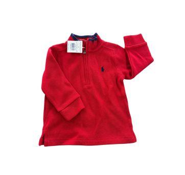 Jaqueta Tricô Vermelha Ralph Lauren - 1 ano - Ralph Lauren