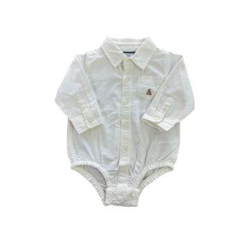 Body Branco Gap - 6 a 9 meses - Gap Kids