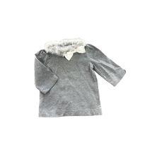 Camiseta Manga Longa Cinza Janie and Jack - 2 anos - Janie and Jack