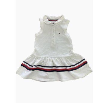 Vestido Branco Tommy - 1 ano - Tommy Hilfiger