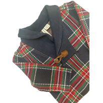 Romper infantil xadrez Janie and Jack - 3 a 6 meses - Janie and Jack