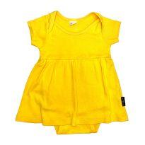 BODY AMARELO - 9 a 12 meses - BB Básico