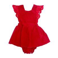 BODY VERMELHO - 6 a 9 meses - Não informada